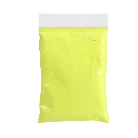 Ljust gult fluorescerande fotoluminescerande pulver för DIY nagelkonsttryck