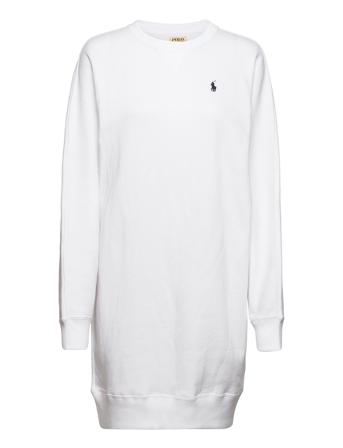 Over Dolman Fleece Dress White Polo Ralph Lauren