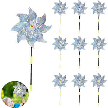 Fugleavvisende (10 stk), Moa Refleksvindmølle Fugleavvisende Ga