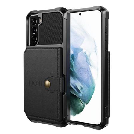 Samsung S22 St tt ligt Premium Skal 4-FACK Solid V3 Black