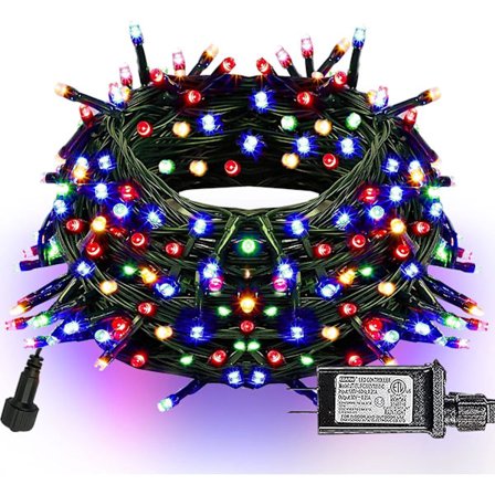 Ljusstark 20 meter 200 LED Julbelysning, Julgransbelysning Kopplingsbar Flerfärgad Multicolor 200 LEDs
