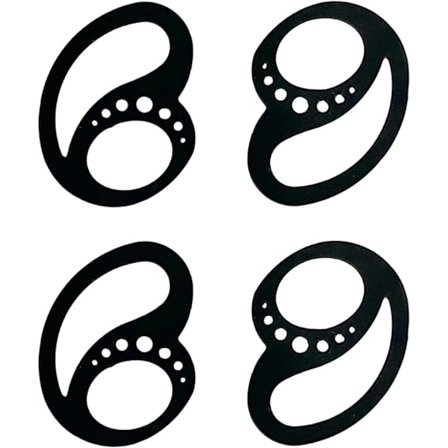 2 par ørepropper kroge, øreloop loop trådløs ørekrog, universel ørekrog ørepropper anti-tabt sikkerhed