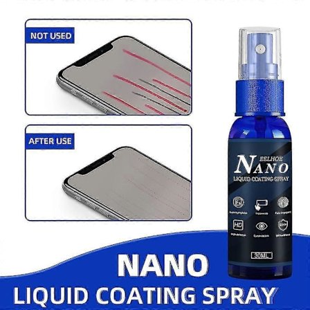 2 stk 30ml Nano Coating Spray Ripefjerner Anti-fingeravtrykk Skjerm For Mobiltelefon