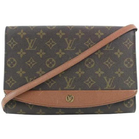 Louis Vuitton Vintage, Pre-owned Canvas louis-vuitton-bags Bruin, unisex, Maat:ONE Size