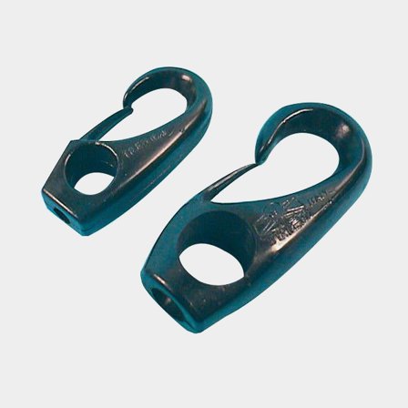 Nylonkrok svart 8 mm 4 st