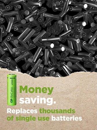 GP Batteries ReCyko AA, 210AAHCE-2WB4, 4-pack (Rechargeable) /201212