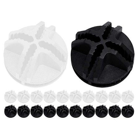 30 stk. plastik kæledyrsbur konnektorer små dyr kravlegård hegn faste spænder