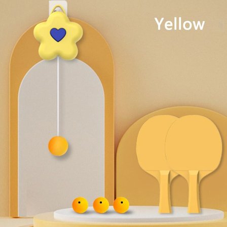 Hängande Pingpong Trainer Bordtennis GUL