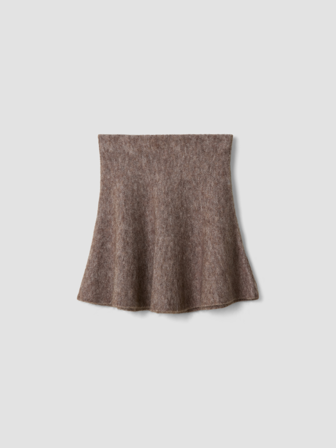 MATCH - Chloe skjørt - Donna - Str. M - Dame - Kjoler & Skjørt - Brun - 34% Mohair,34% ull,27% Nylon,5% Elastan