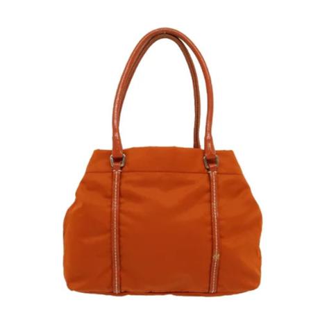 Prada Vintage, Pre-Owned Handbag Oranje, unisex, Maat:ONE Size