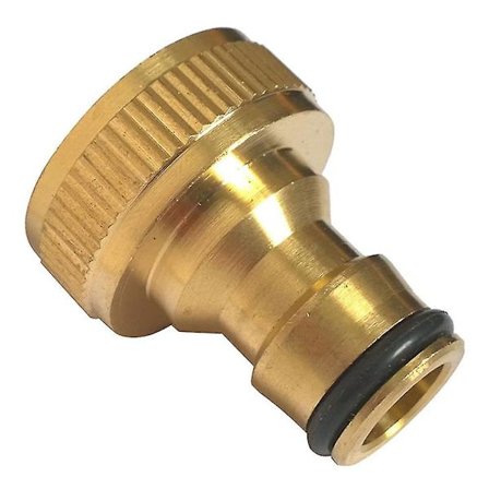 3 x 3/4 tommer gevind messinghane adapter havevandsslange hurtig rørforbindelse