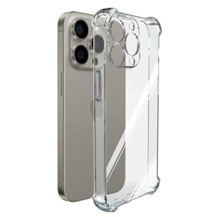 iPhone 15 Plus ekstra stødsikkert cover gennemsigtig