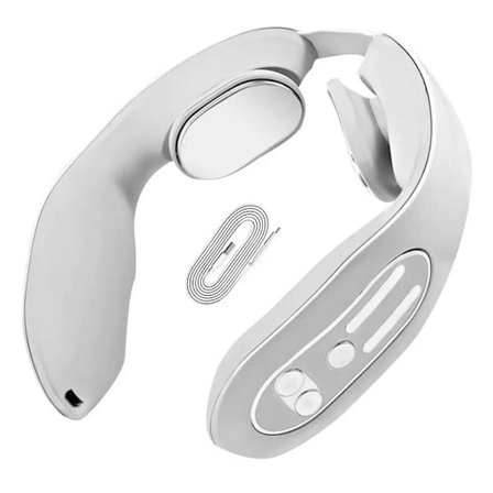 EMS Nakkemassageapparat EMS Nakke Akupunkturpunkter Massageenhed Elektrisk Puls Nakkemassageapparat til Trykaflastning