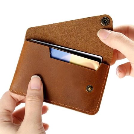 Kortförvaringsväska Smal fickväska BRUNT