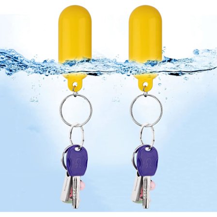 2 stk. lette flydende nøgleringe båd flydende nøgleringe vandsportsudstyr til svømning dykning fiskeri kanosejlads sejlads kajakroning