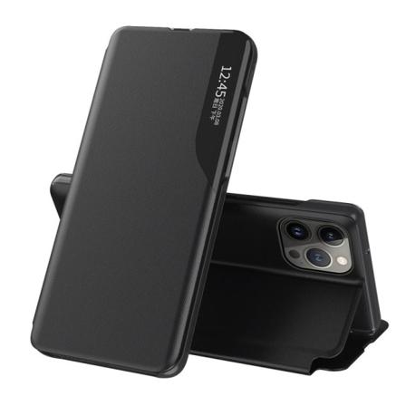 iPhone 14 Pro Max Clear View Window Folio Flip Fodral - Svart Svart
