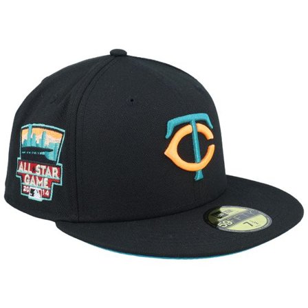 New Era - MLB Svart fitted Keps - Minnesota Twins Sweet Fit 59FIFTY All Star Game Black/Teal Fitted @ Hatstore