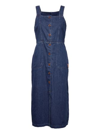 Mona Denim Dress Dresses Jeans Dresses Blå Nudie Jeans