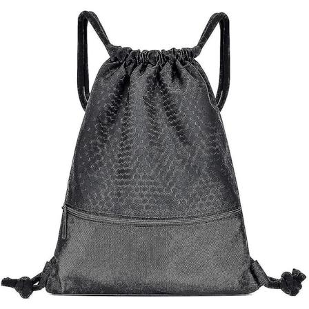 Snøresekk, vanntett snøresportsekk, unisex PE snøresportsekk, jenter gutter, treningsbag, snøresportsekk, Brawstring, 19,5 x 16,5 tommer (50 x