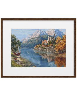 Diamond painting Bland bergen