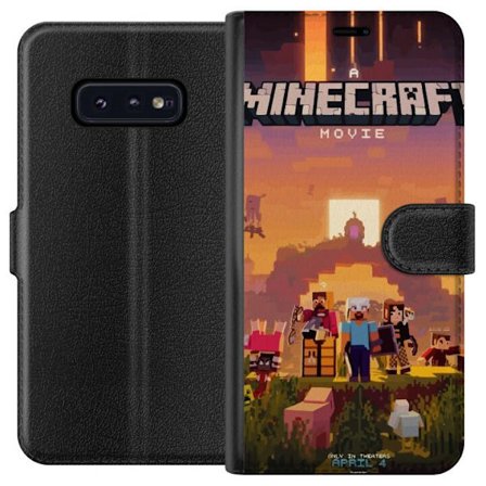 Samsung Galaxy S10e Tegnebogsetui Minecraft Pixel Spil Byg Blok