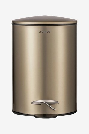 Blomus - Tubo Pedalhink 3L - Messinkiä - Kylpyhuoneen tarvikkeet - - Homeroom