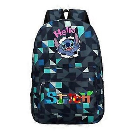 Lilo & Stitch Trykt Rygsæk Drenge Piger Tilbage Til Skole Bogtaske Student Tegneserie Skuldertaske Rygsæk