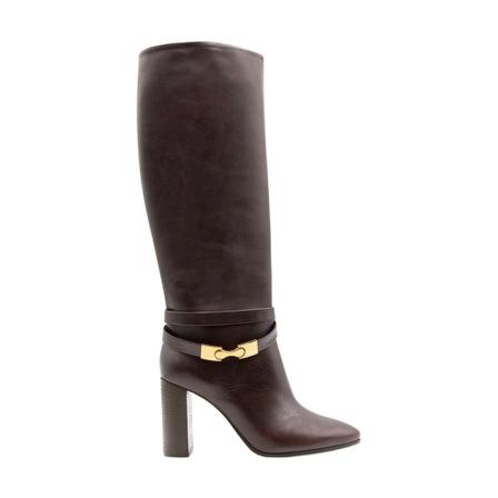 Maliparmi Laarzen , Bruin , Dames , Maat: 37 1/2 EU High heels