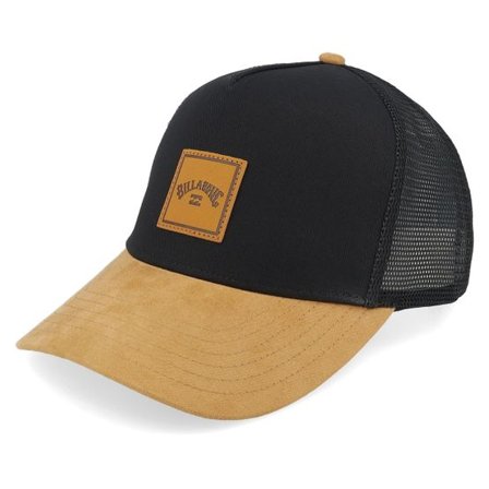 Billabong - Svart trucker Keps - Stacked Black/Tan A-Frame Trucker @ Hatstore