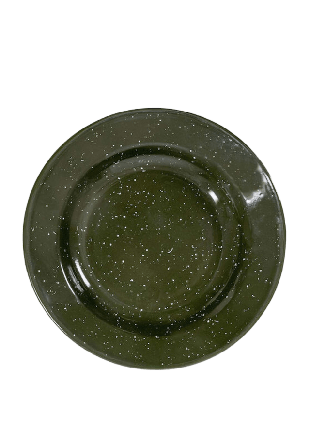 Sagaform Doris Emaljtallrik Skålar Grön ø20x2,5cm