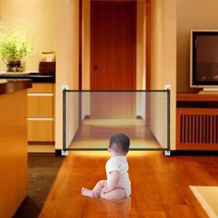 72cm x 110cm Dør Sikkerhedsgitter, Trappe Sikkerhedsgitter Rulle, Hunde Sikker