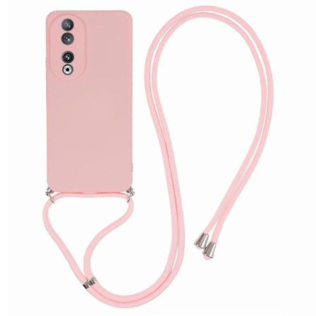 TPU Fiber Indvendig Beskyttelsescover Telefoncover Kompatibelt med Honor 90, med snor