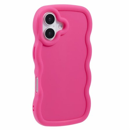 iPhone 17 Mobilskal Wavy Rosa