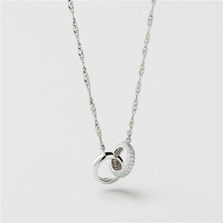 Forever Love Halsband - Sterling Silver - Safira