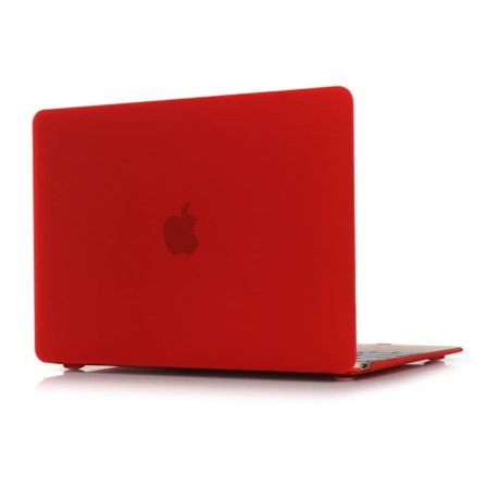Ancker Macbook 12-inch (2015) Retina Display Hårdt Etui - Mat Rød