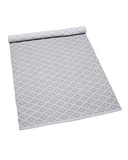 Ripsmatte Ella Lys grå