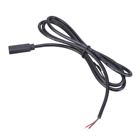 15cm/100cm Type-C hun til 2-polet bar ledning til reparation DIY kabel pigtail 2-leder forlængerstrømkabel åben ende stik