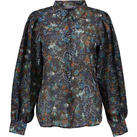 Geisha Shirt , Zwart , Dames , Maat: L