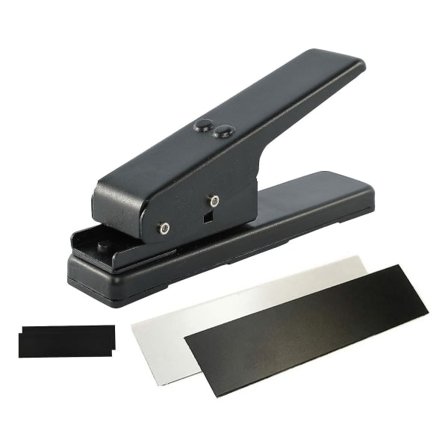 Guitar Pick Punch-sæt med 2 Pick Strips 2 Sandpapir Let at bruge DIY Pick Maker Fantastisk gaveidé til guitarister Fødselsdage Familie Venner