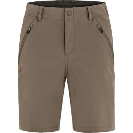Fjällräven Abisko Trail Stretch Shorts 40 - female - Suede Brown - Shorts & Jupes