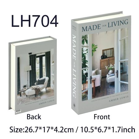 Lyxig Bokdekoration Förvaring Hem Vardagsrum Dekoration Rekvisita Böcker Designer Falska Böcker Soffbord Estetiska Ornament~03750