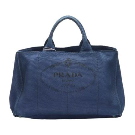 Prada Vintage, pre-owned Handbag Blauw, Dames, Maat:ONE Size,Canvas