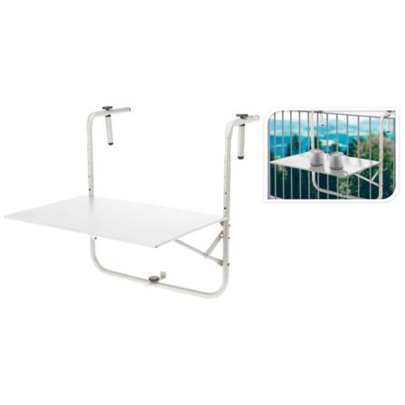 Progarden Balkongbord Matt Vit Vit
