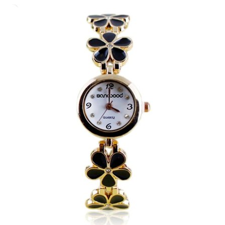 Dame Pige Mode Daisy Blomst Armbåndsur Analog Kvarts Urværk