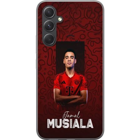 Kompatibel Mobilcover til Samsung Galaxy S24 FE Jamal Musiala Bayern München Tyskland fodboldspiller Bundesliga-stjerne offensiv dribling styrke ung s
