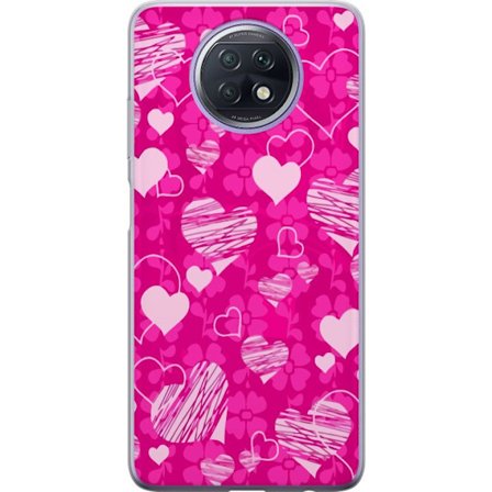 Kompatibelt Mobildeksel til Xiaomi Xiaomi Redmi Note 9T PopHjerteMønster