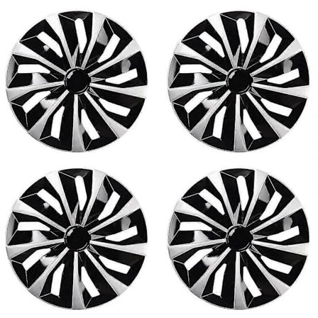 4 st 16 Tum Bilhjul Trimöverdrag För R16 Järnfälgar ABS Navkapslar Hjul Fälgar Kapsel Navkapselskydd