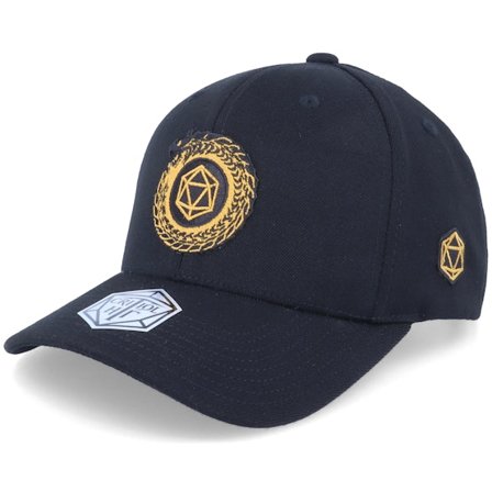 Critiql Hit - Negro adjustable Gorra - Golden D20 Wurm Patch Black 110 Adjustable @ Hatstore