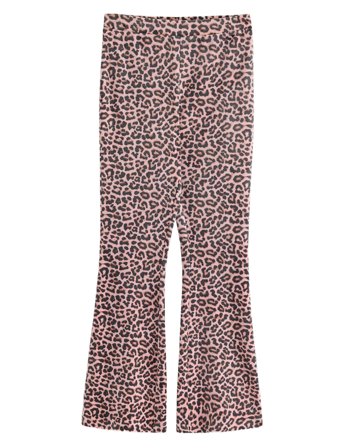 Lindex Trousers Flare Velour - Multi/patterned - 146