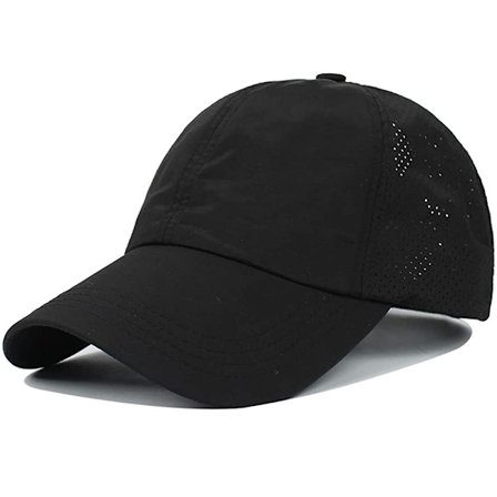 Sportshat med solbeskyttelse, letvægts solhatte åndbare justerbare baseballkasket UPF 50+, hurtigtørrende udendørs daglig kasket til mænd kvinder løb
